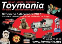 Le Musée de la Poupée participe au salon Toymania. Le dimanche 6 décembre 2015 à paris17. Paris. 